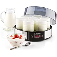 Klarstein Milchstraße Yogurtera - 190 ml de Capacidad Cada Vaso- Temporizador programable- Preparar Frescos y cremosos…